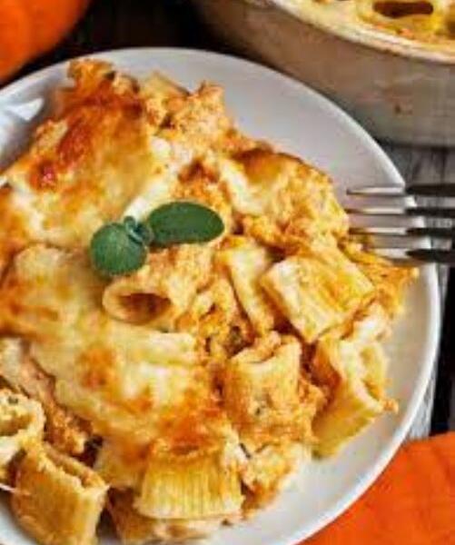 Pumpkin And Cheese Pasta Bake.jfif