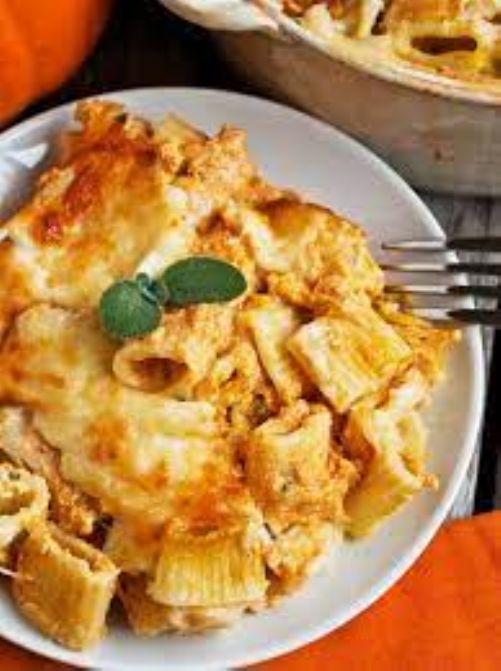 Pumpkin And Cheese Pasta Bake.jfif